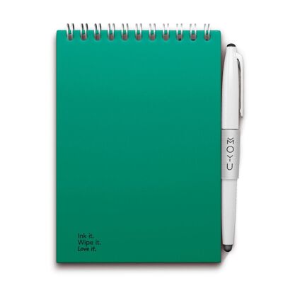 Cuaderno borrable MOYU A6 de tapa dura - Verde bosque