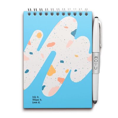 MOYU Erasable Notebook A6 Hardcover - Rocky Ice