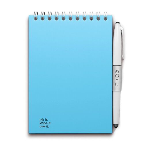 MOYU Erasable Notebook A6 Hardcover - Sky Blue