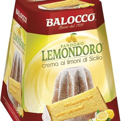 Pandoro Balocco Lemondoro con crema de limón siciliano 800gr