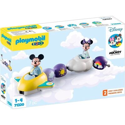 Playmobil 1.2.3 Disney: Mickey y Minnie Tren Nube