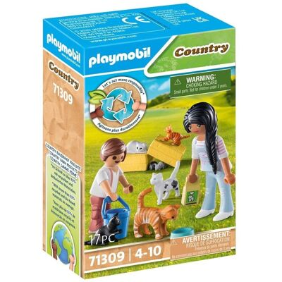 Playmobil Country Familia de gatos