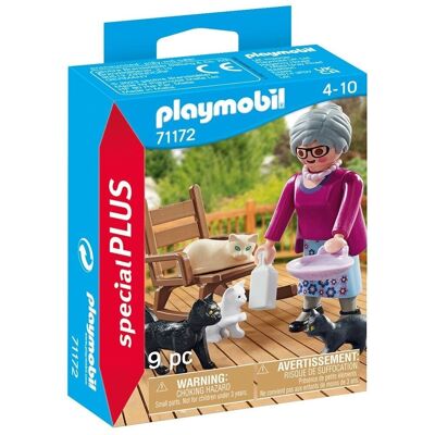 Playmobil especial Abuela con gatos