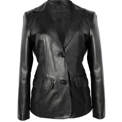 Zerimar Women's Leather Blazer Jacket | Elegant Jacket
