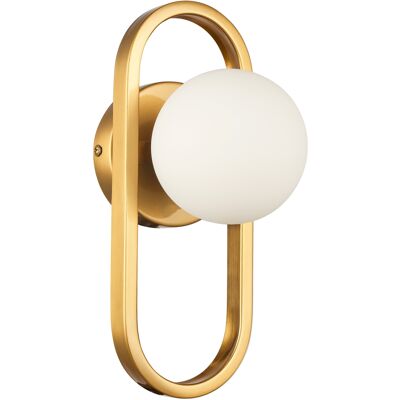 Donna Wall Lamp White Gold