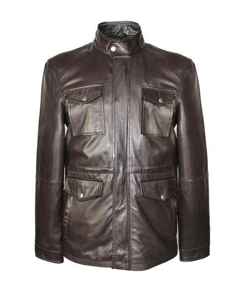 Zerimar Men's jacket 100% genuine leather