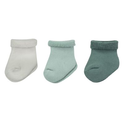 Pack of 3 pairs of socks 0-6m