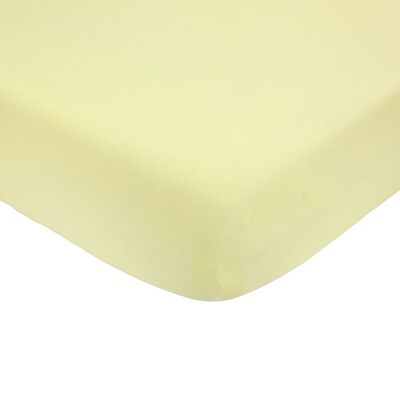 Yellow fitted sheet 60x120cm