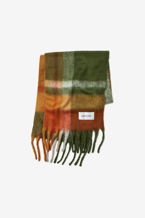 The Stockholm Scarf- 100% Recycled - Mossy Spring - AW23