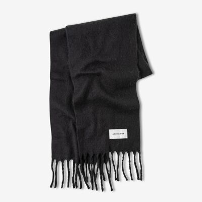 L'écharpe Reykjavik - 100% recyclée - Noir - AW23