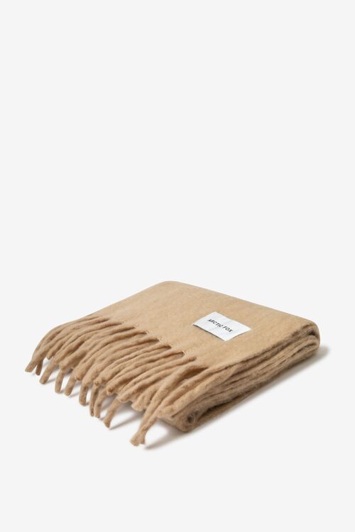 The Reykjavik Scarf- 100% Recycled - Beige - AW23