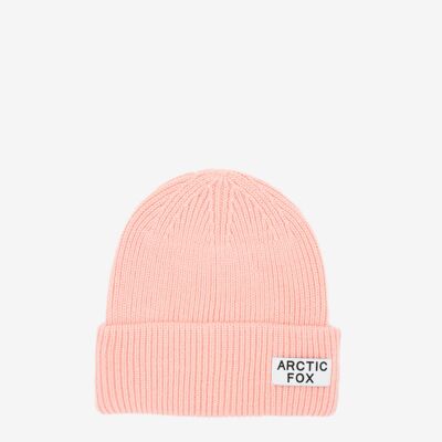 The Recycled Bottle Beanie - Pastel Pink - AW23