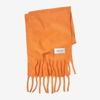 The Stockholm Scarf- 100% Recycled - Apricot - AW23