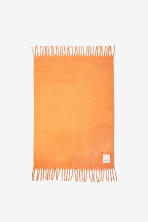The Reykjavik Throw- 100% Recycled - Apricot - AW23