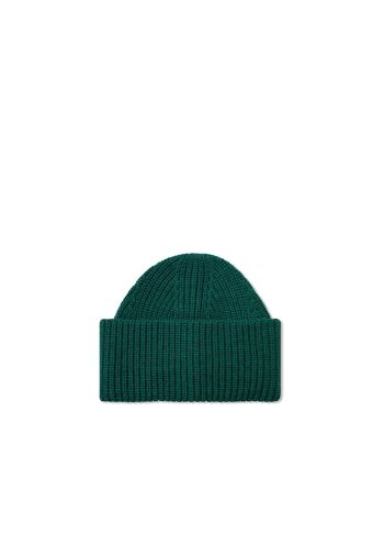 Le bonnet en laine mérinos - Vert - AW23 2