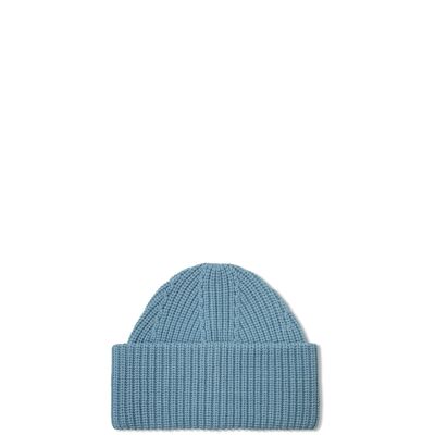 Il berretto in lana merino - Blu - AW23