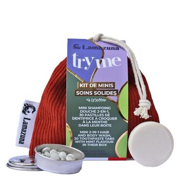 Idée cadeau - Kit de mini soins solides Try Me