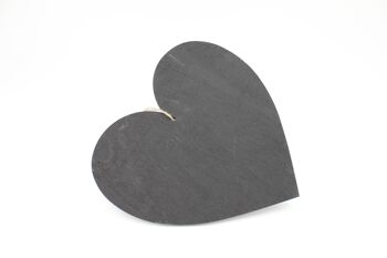 COEUR EN BOIS GRIS 26CM