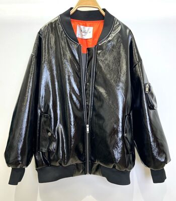 Bomber Oversize et Vinyle 1