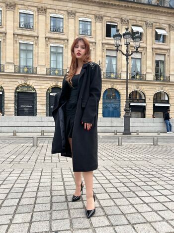 Trench-coat avec des détails sur les épaules 2