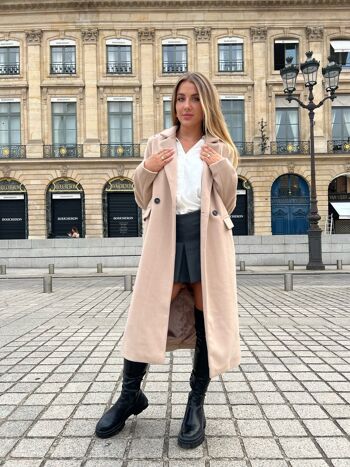 Trench-coat avec des détails sur les épaules 3