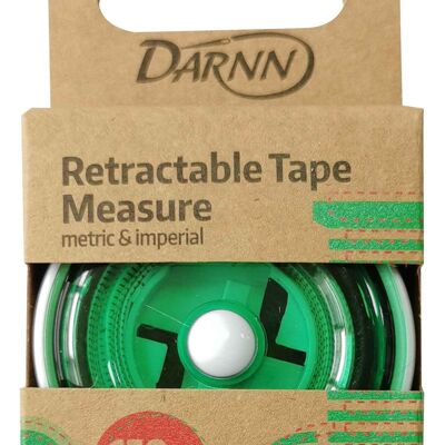RETRACTABLE TAPE MEASURE (150 cm), Portable Measuring Tape, Retractable Craft Measuring Tape, Double Sided Tape Measure,  Retractable Soft Measuring Tape