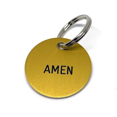 Portachiavi "Amen" oggetto da regalo e di design