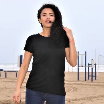 M.O.D. T-shirt à manches courtes, tee-shirt noir, pas de tees imprimés 4