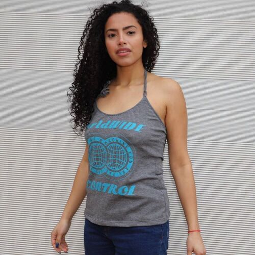 Tt811 Control Top, Melange Gray Jersey Tank Top, Streetwear