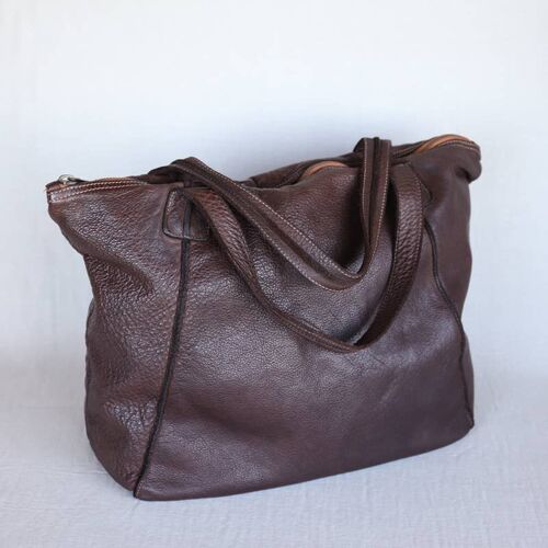 Stylish And Durable Leather Tote Bag