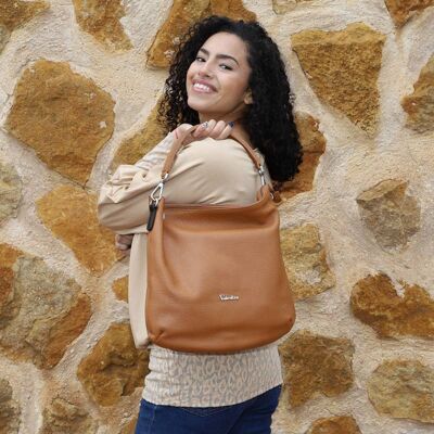 Caramel Handbag - Crossbody Bag, Leather Bags, Shoulder Bags