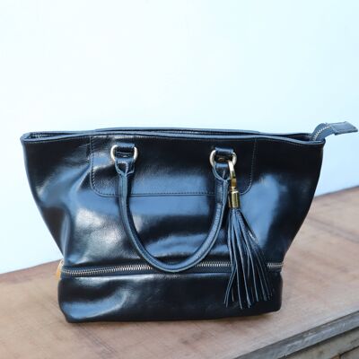 Elegant Bag - Double Bottom - Handles Bag - Leather Bags