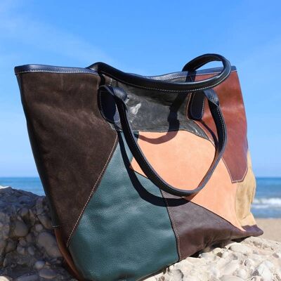 Anomalo Fashion Large Leather Bag, Tote Bags, Handles Bag