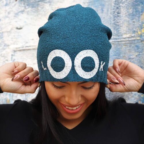 Fashion and hypoallergenic, Printed beanie hat B53