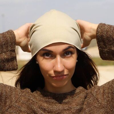 483 Safari - Bonnet tendance beige, Personnalisable