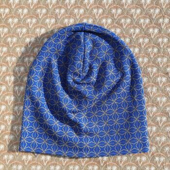 Bonnet en tissu molletonné bleu - 425H Mud Stars beanie Hat 5