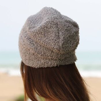 039 Litefiba - Bonnet double laine, bonnets gris chiné 4