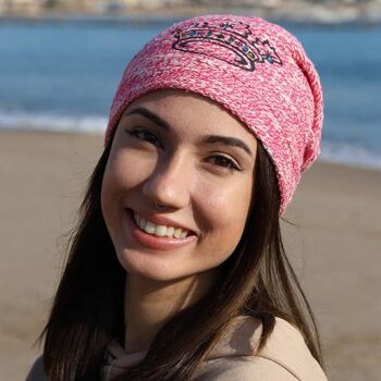 131 Queen Beanie Hat, Strass colorés, Bonnets imprimés 4