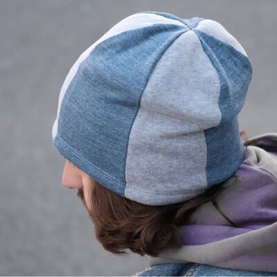 233H Beanie Hats Constructed from 12 Panels of Fabric