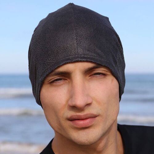 230H Leather-effect Beanie hat, Lightweight, Printed Beanies
