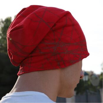454H Ghirigori - Bonnets rouges, bonnets en tissu molletonné 3