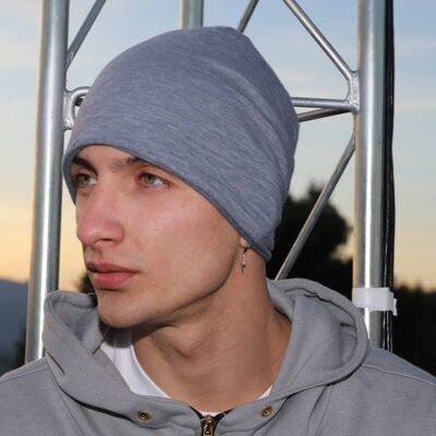 127H Double Face, Graue Beanie-Hüte, Anomalo-Fashion-Mützen