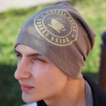 Pour les amateurs de café "Coffee Break Beanies", Bonnet imprimé 4