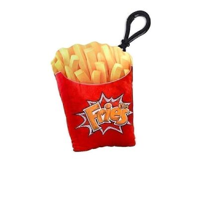 Oh My Pop! Fries-Pillow Keychain, Red