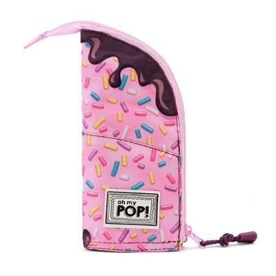 Oh My Pop! Sprinkles-Estuche Portatodo Vertical, Rosa