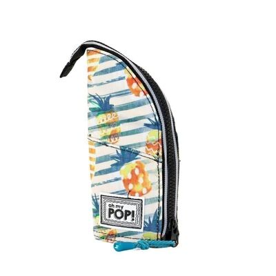 Oh My Pop! Ananas-Vertical Pencil Case, Yellow