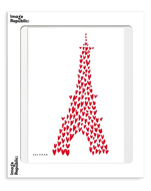 30x40 cm SOLEDAD TOUR EIFFEL CŒUR