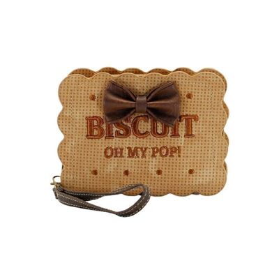 Oh My Pop! Biscuit-Billetero Pequeño, Beige