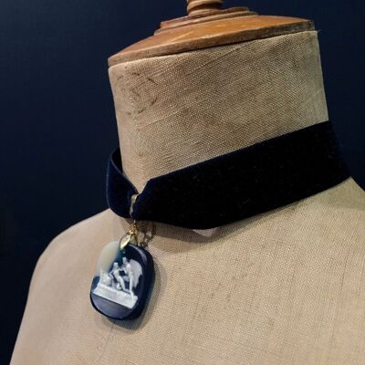 Desideria Chocker - Navy Blue