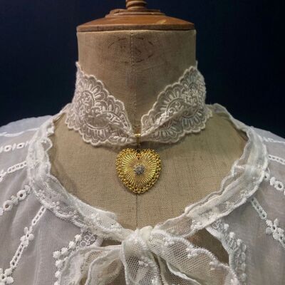 Collar Rosaline - Gargantilla de encaje